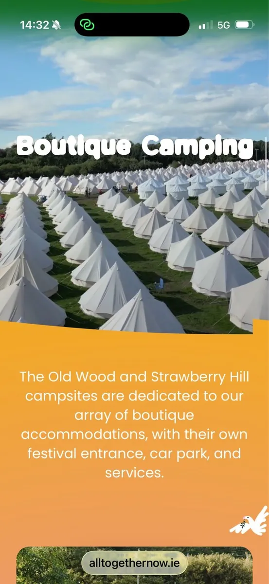 2 boutique glamping tickets - Image 2