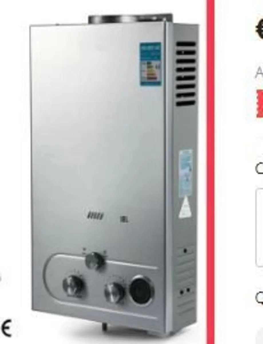 18 LPG Propane Gas Tankless Instant Water Heater - Image 2
