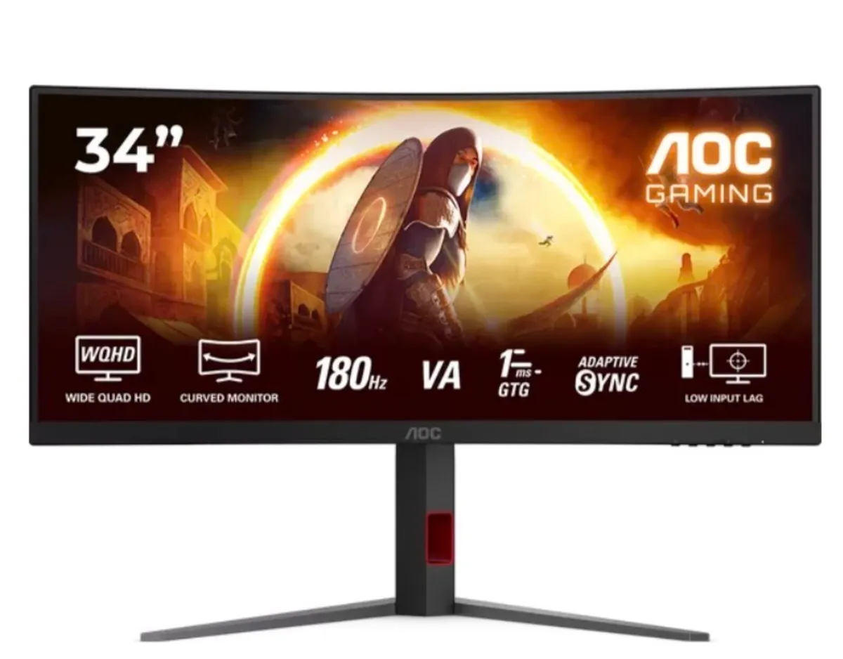 AOC Gaming monitor 34” curved - Image 1