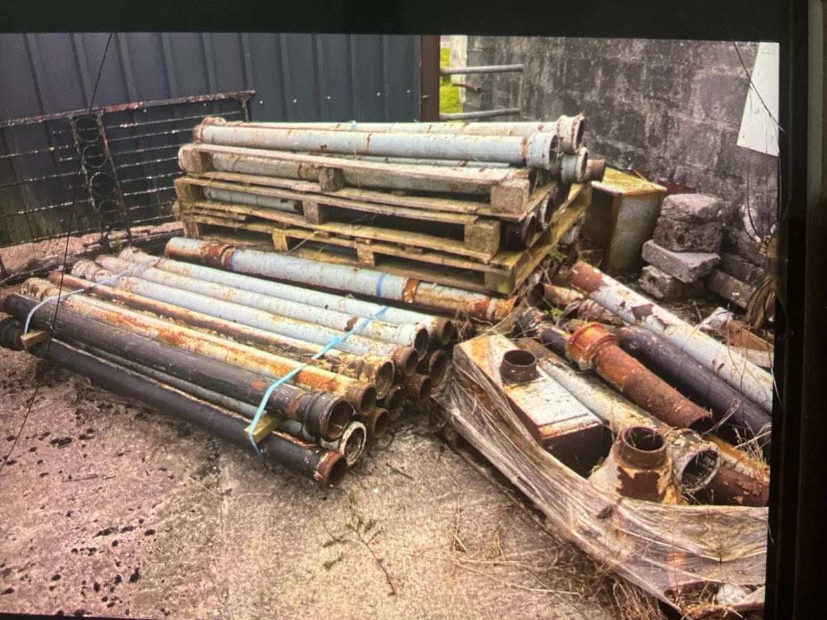 Cast Iron Eves,  down pipes and hoppers - Image 1