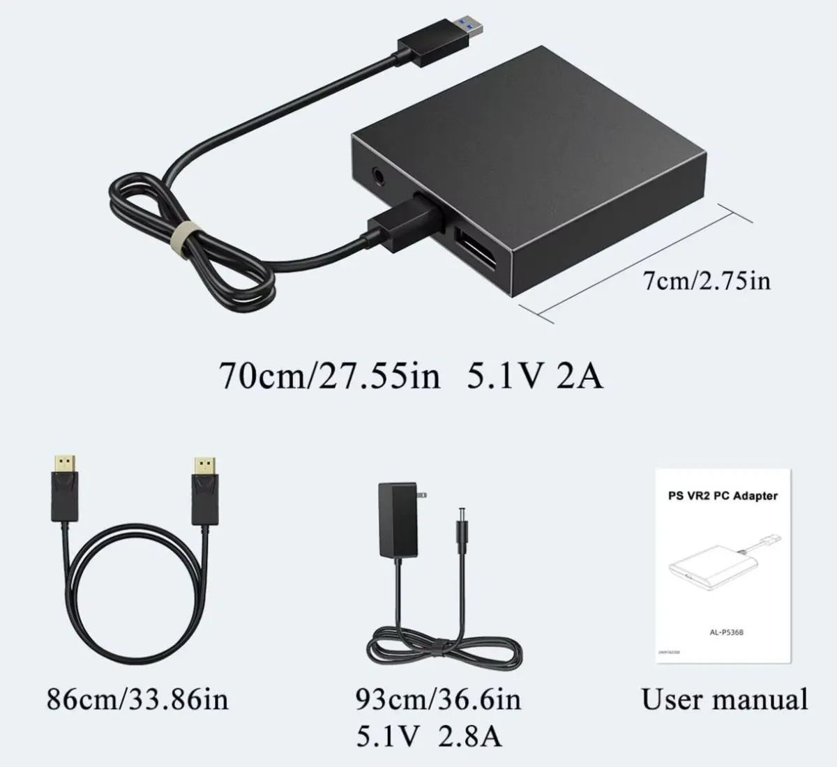 PLAYSTATION VR2  + Windows PC Converter Adapter - Image 4