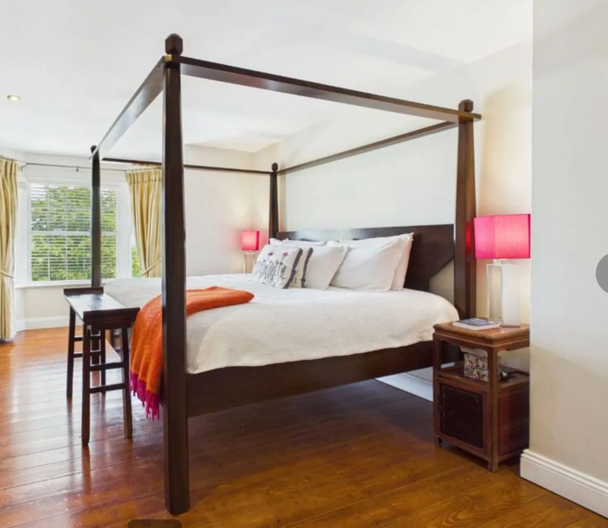 Turnora Teak Four poster bed