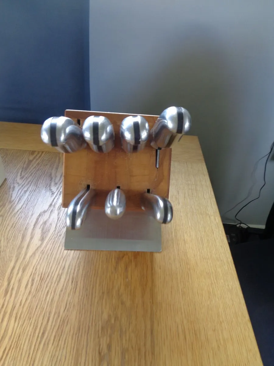 Rostock Knife Block Set for Sale - Image 3