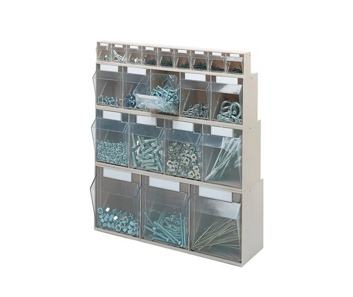 Tilting Bins For Vans Workshop Nuts Bolts Fittings - Image 1