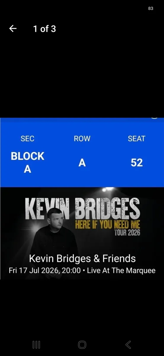 Kevin Bridges Front Row Live at the marquee - Image 1