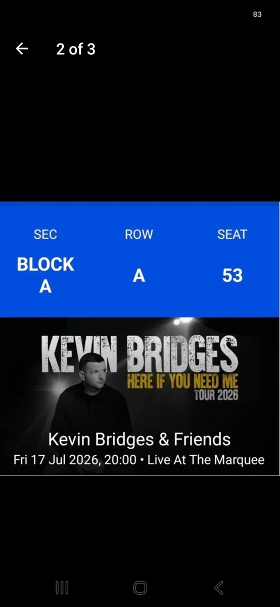 Kevin Bridges Front Row Live at the marquee - Image 2