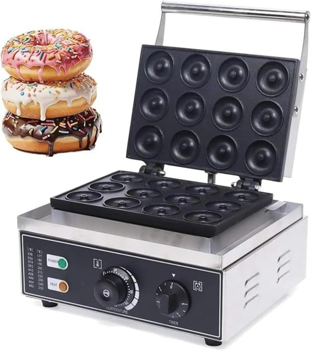 Commercial Electric t Waffle Donut Pancakes Maker - Image 4
