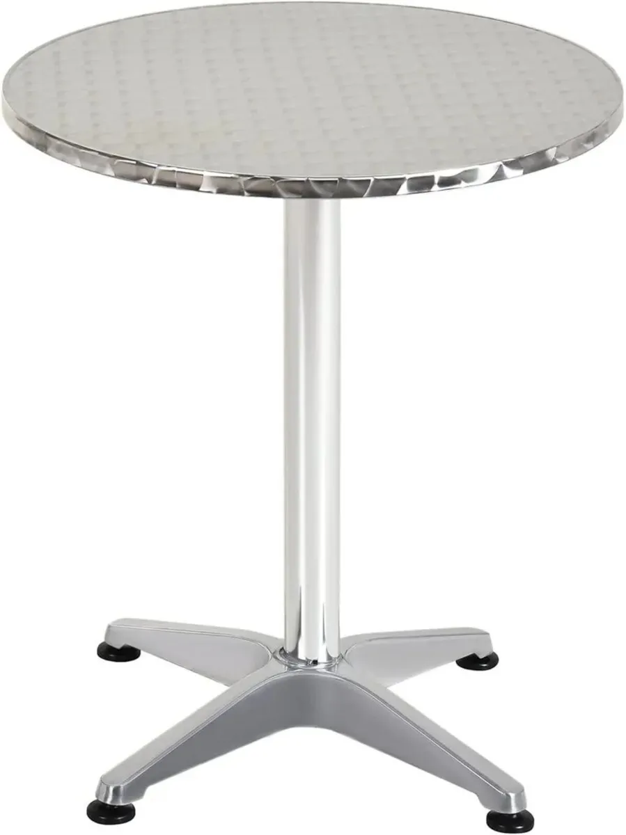 Round Bistro Table Metal Dining Table for Cafe - Image 1
