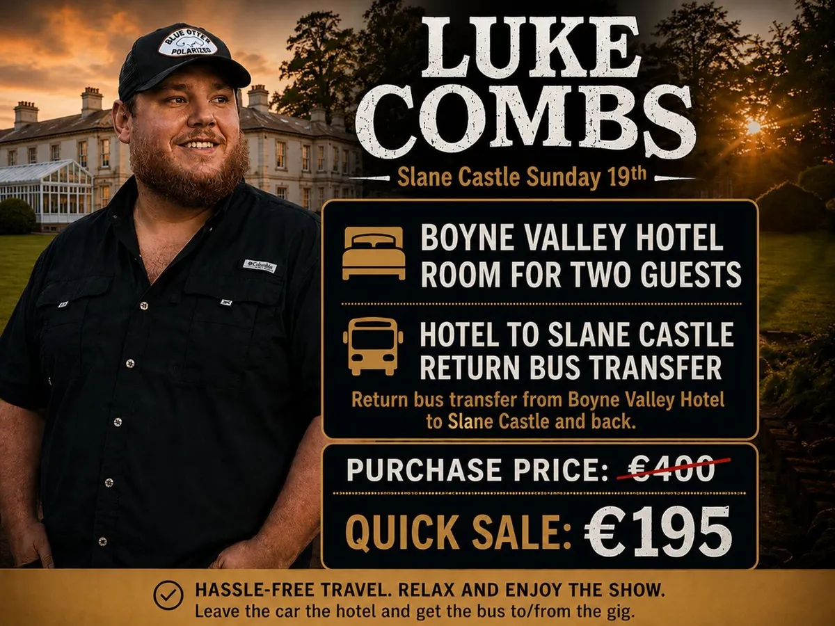 Luke Combs Boyne Valley Hotel & Bus Sunday 19th