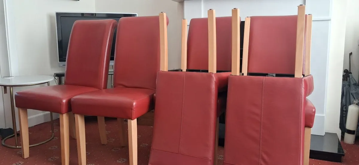 6 Dining room chairs - Image 2