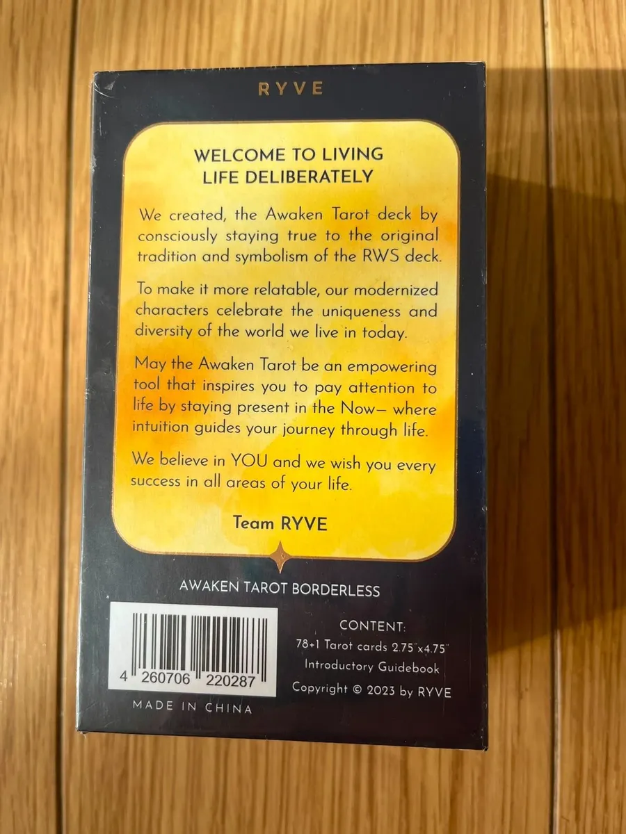 RYVE Awaken Tarot Cards Brand new and unopened - Image 2