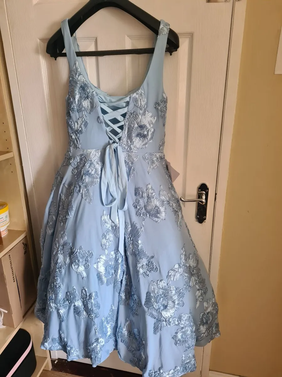 Sky blue formal dress - Image 2