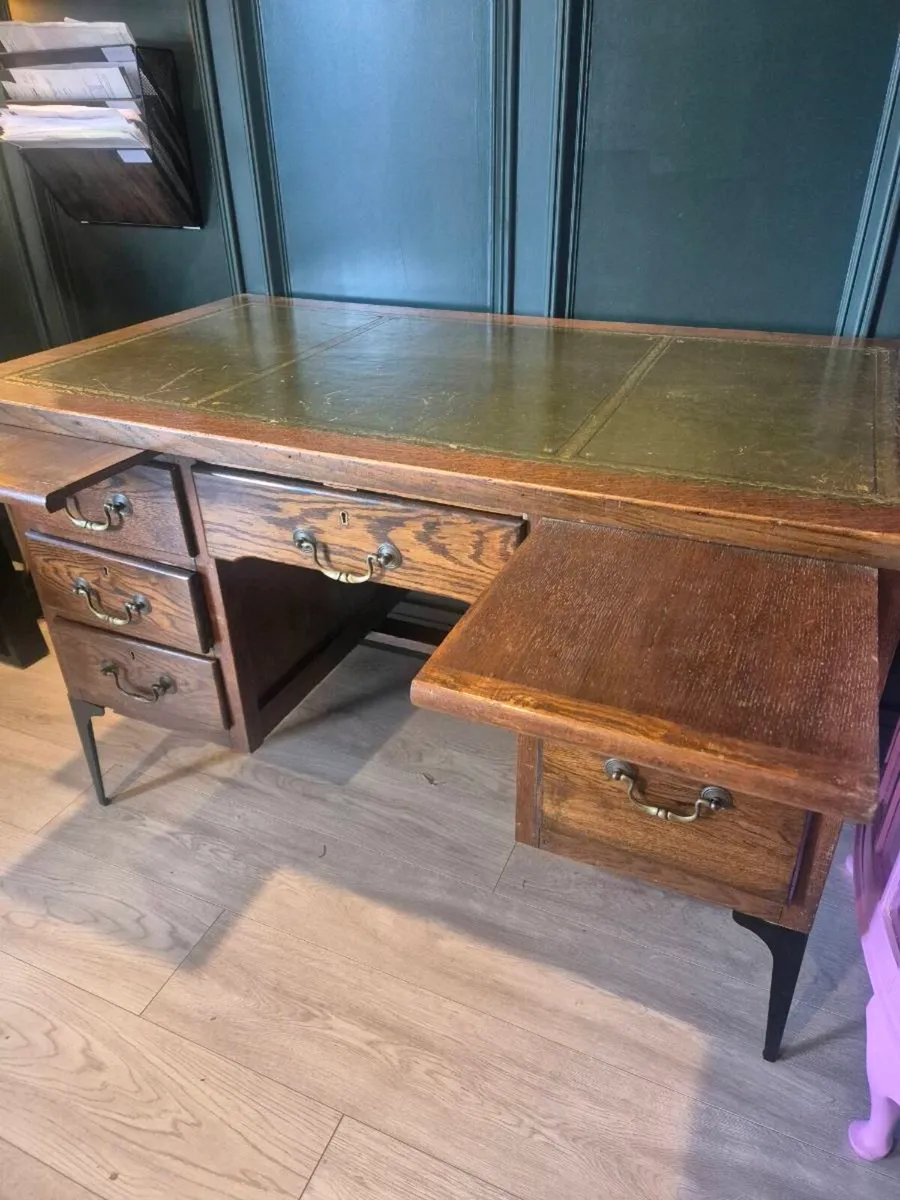 Antique Office Desk - Image 2