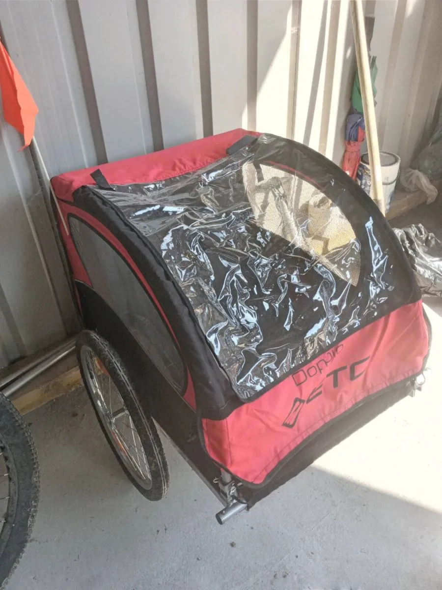 Double bicycle trailer