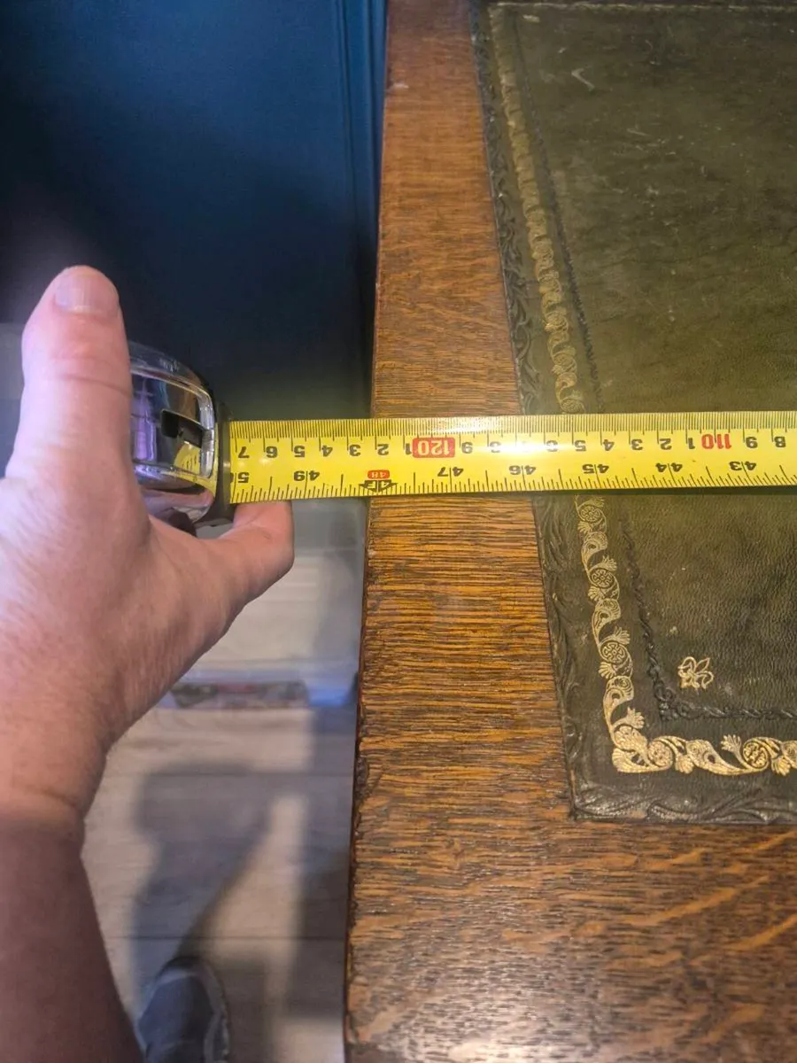 Antique Office Desk - Image 4