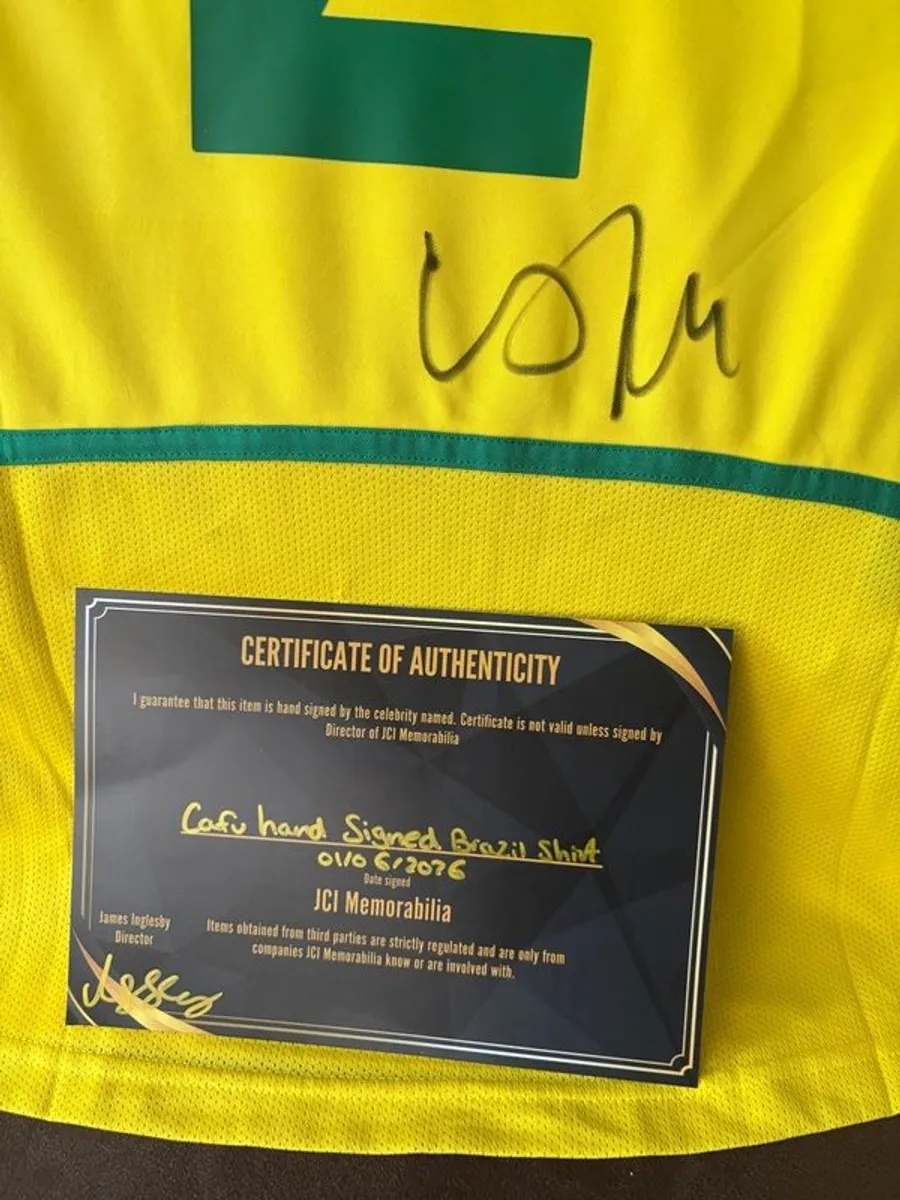 Cafu signed Brazil jersey - Image 2