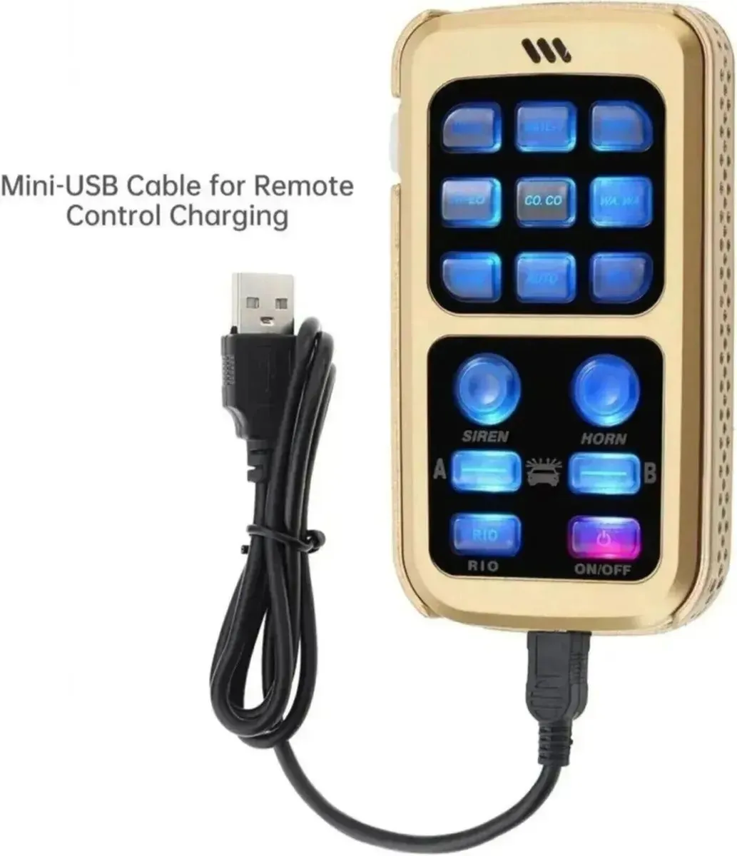 200W Car Warning Alarm Siren Speaker with Mic - Image 4
