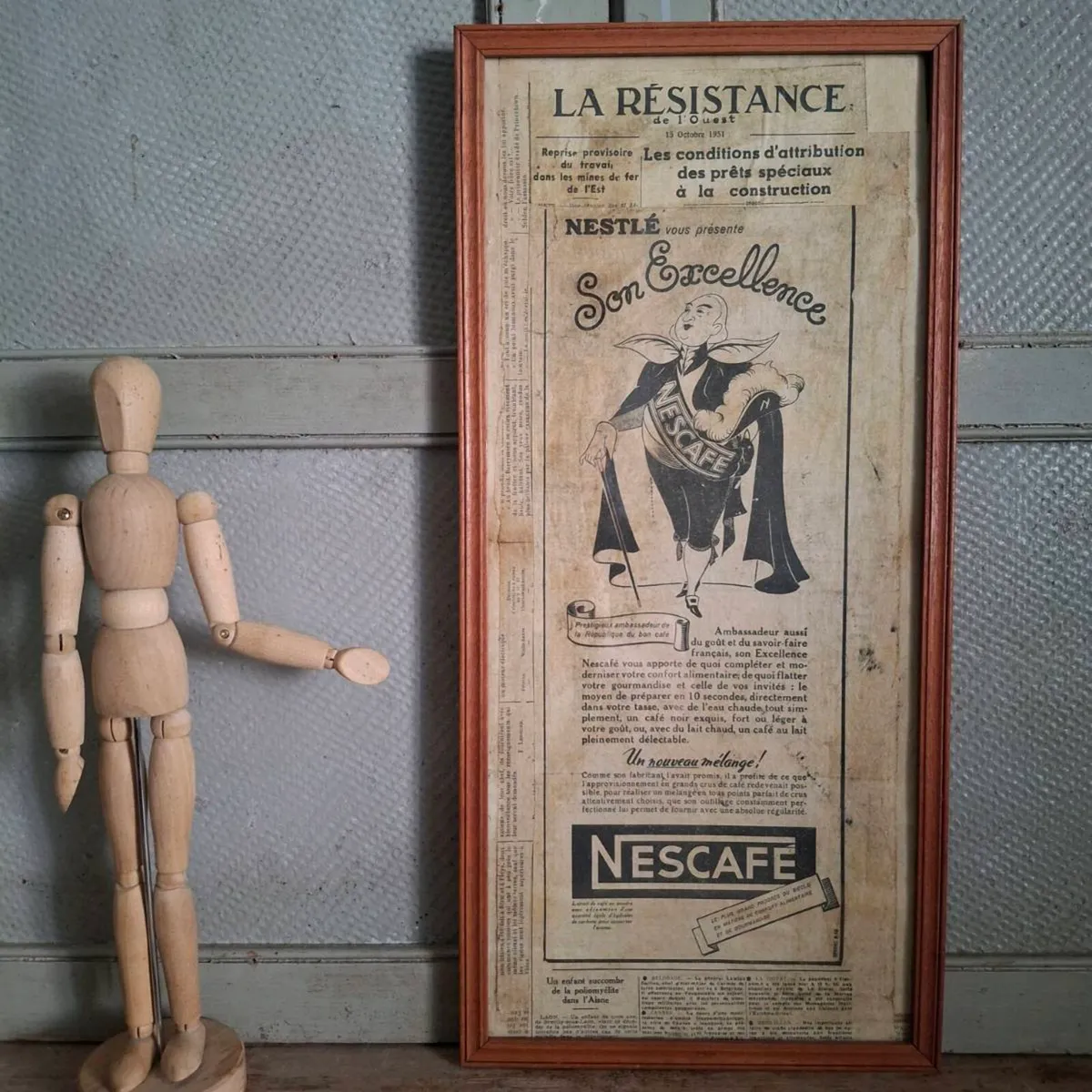 1950s French Newspaper Advertising - Image 1