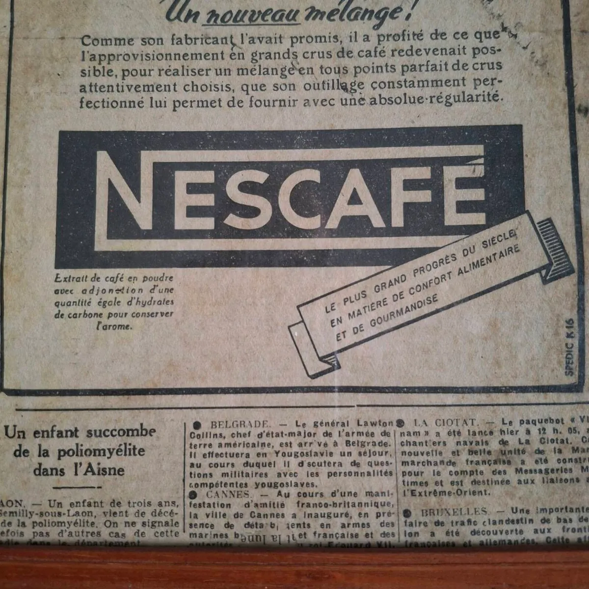 1950s French Newspaper Advertising - Image 4