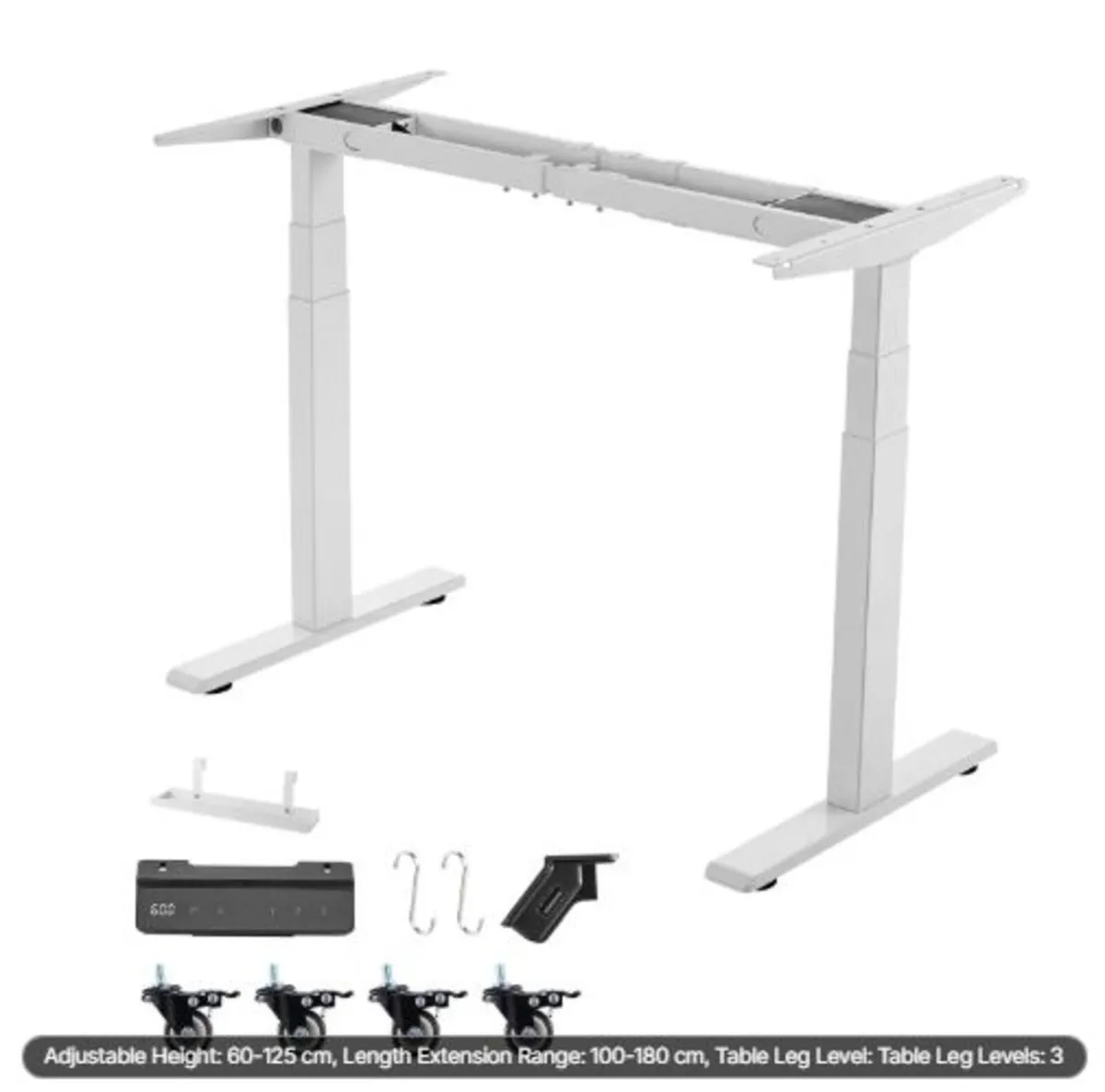 Standing Desk Frame Dual Motor,Electric Adjustable - Image 1