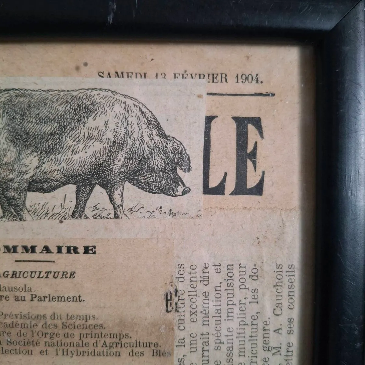 Vintage & Antique Mixed Media Picture - Image 4