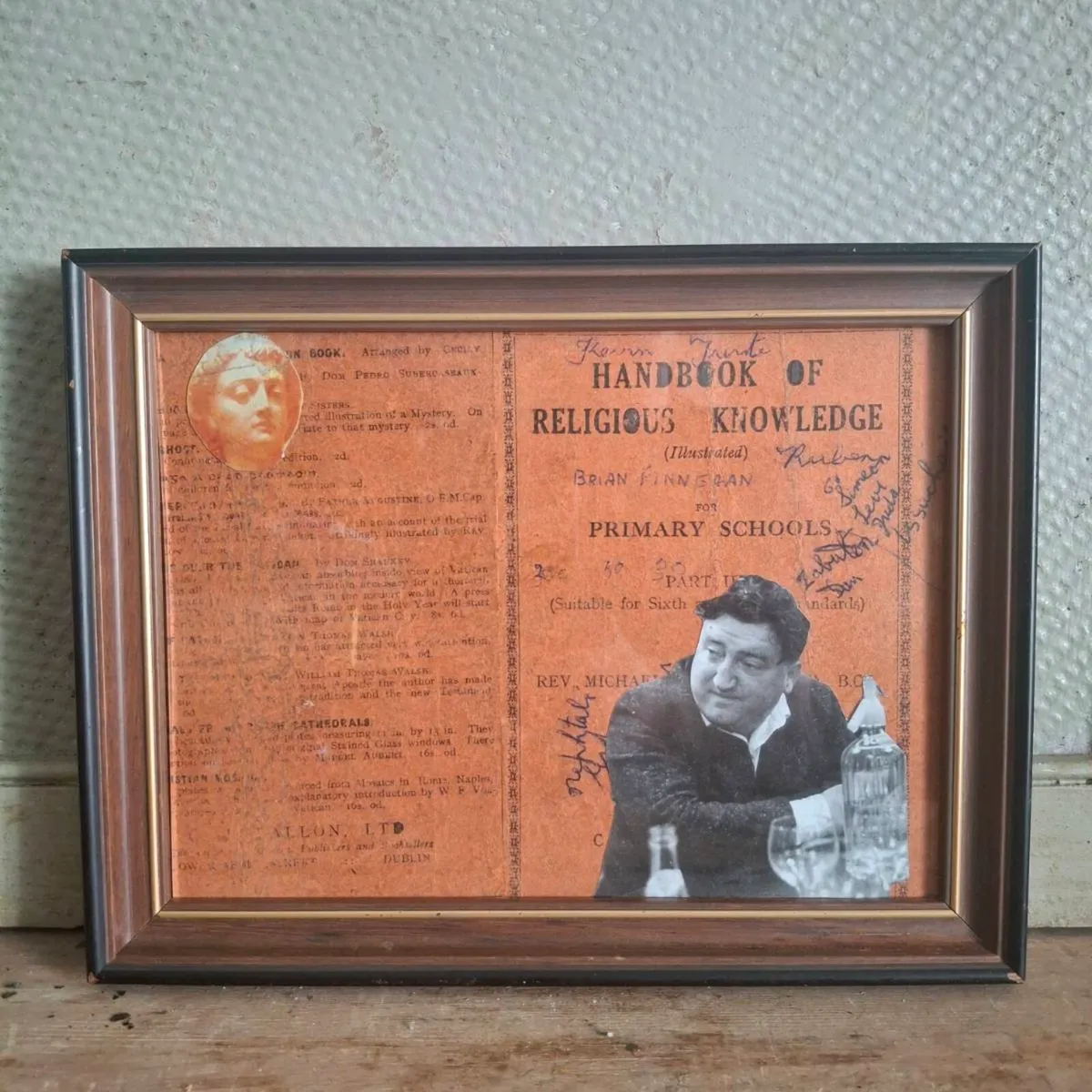 1929 Irish C.J. Fallon Mixed Media Picture - Image 1