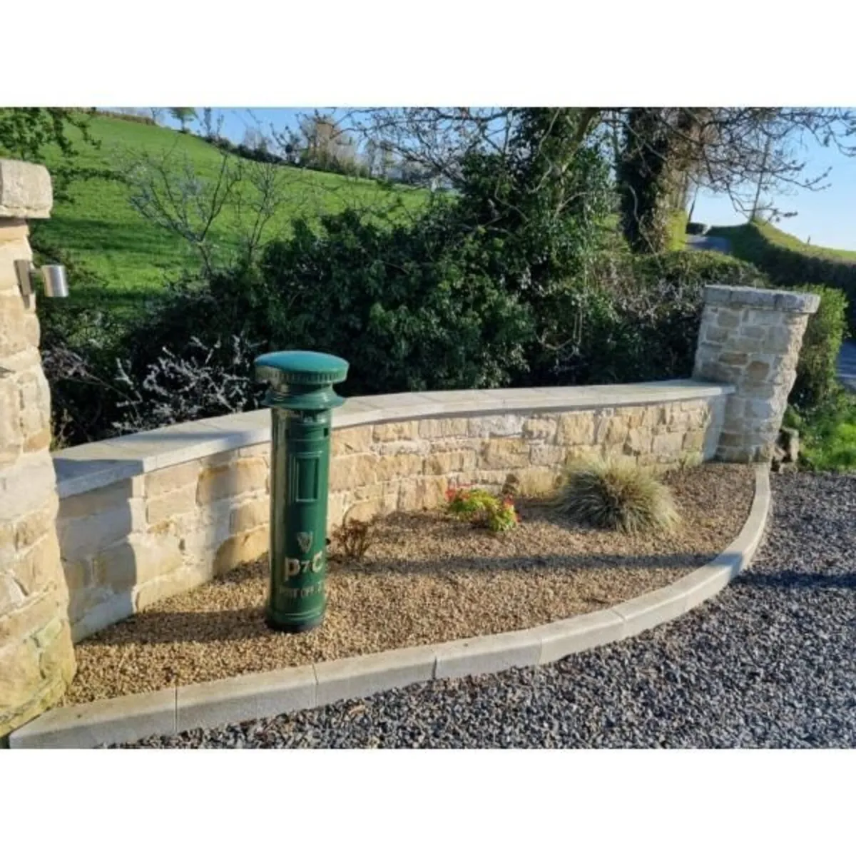 Tall Cast Iron Post Box CH-R1789B - Image 4