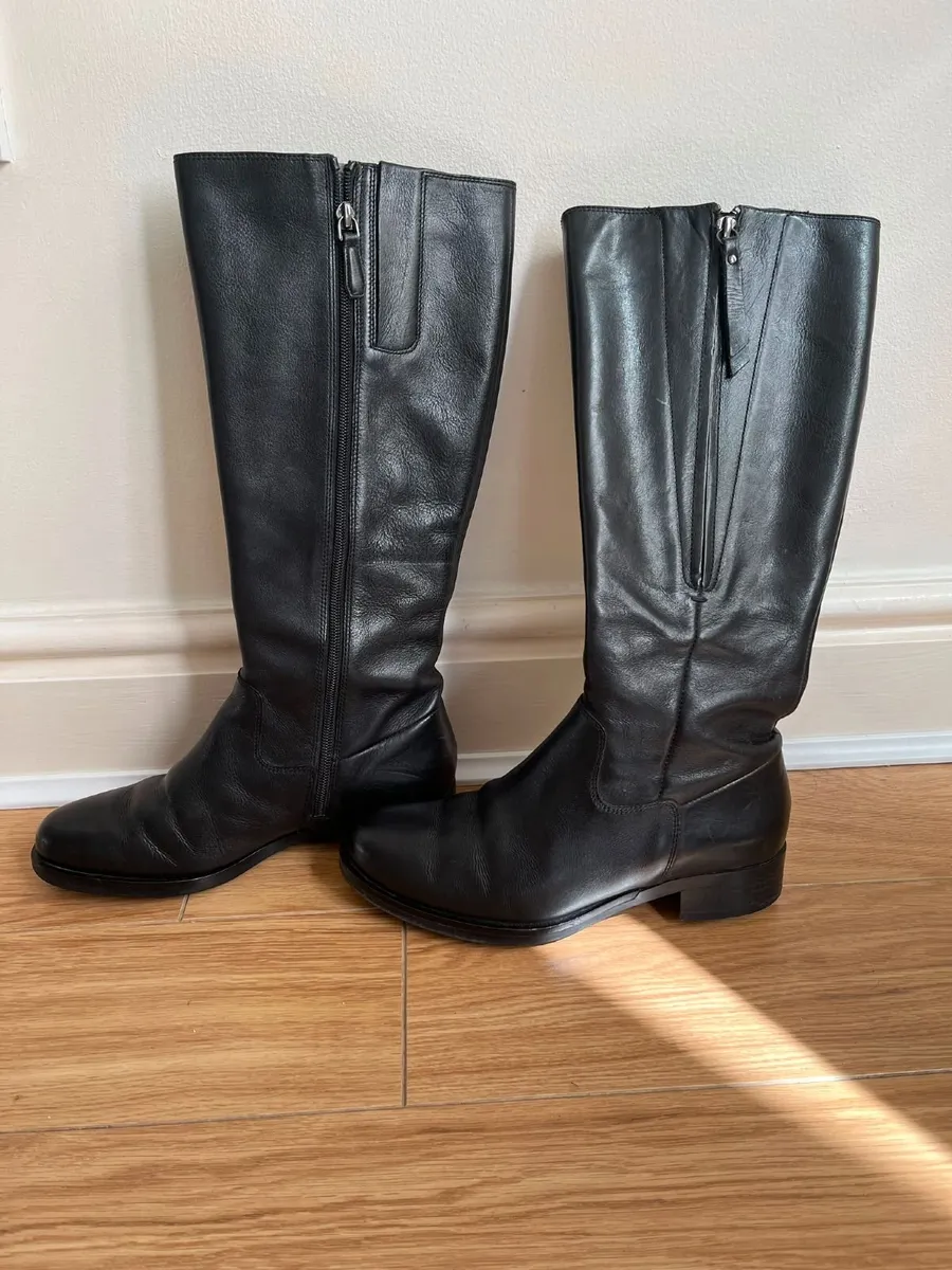 Ecco Knee high boots adjustable width - Image 3