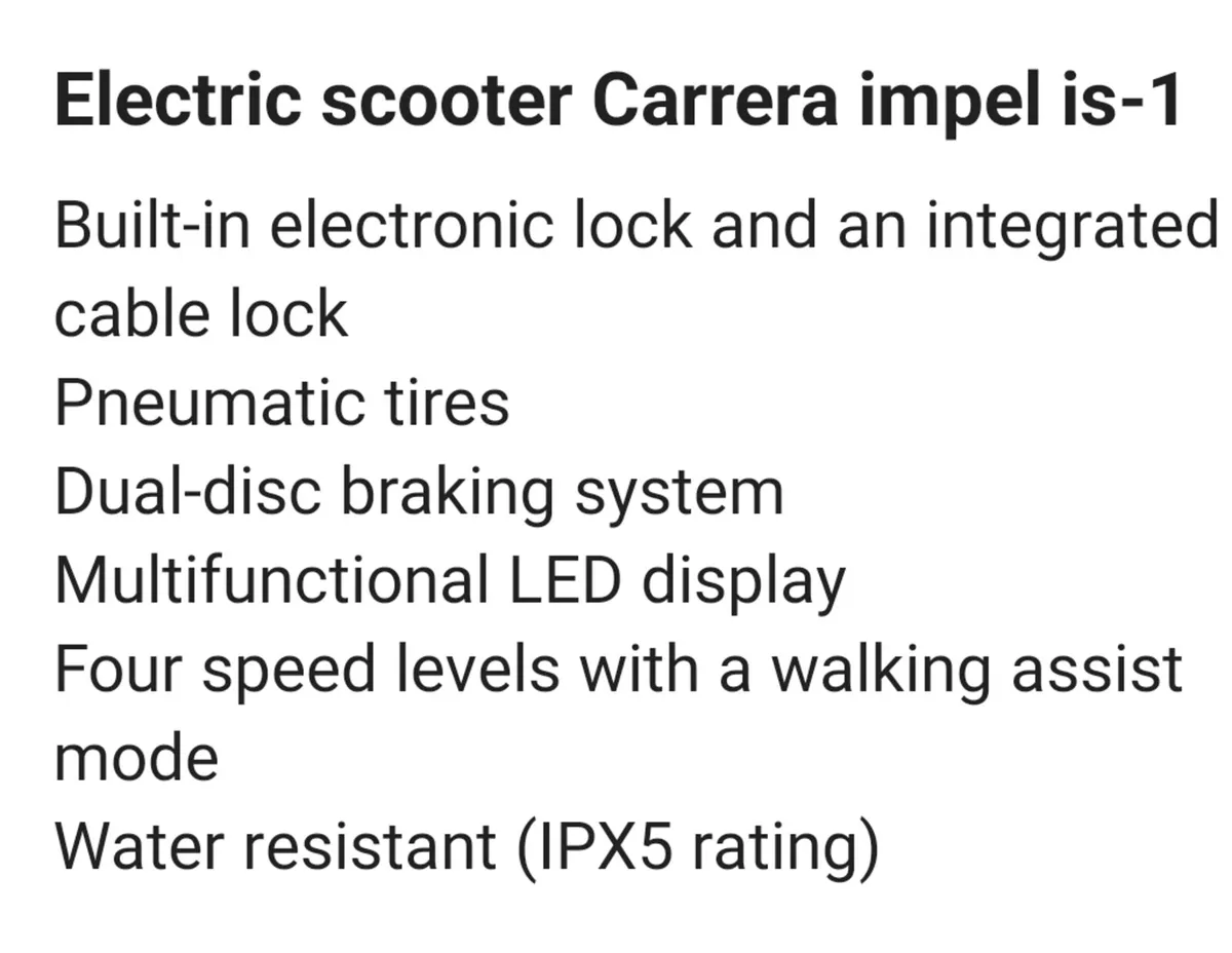 E - SCOOTER from Halfords - Image 1