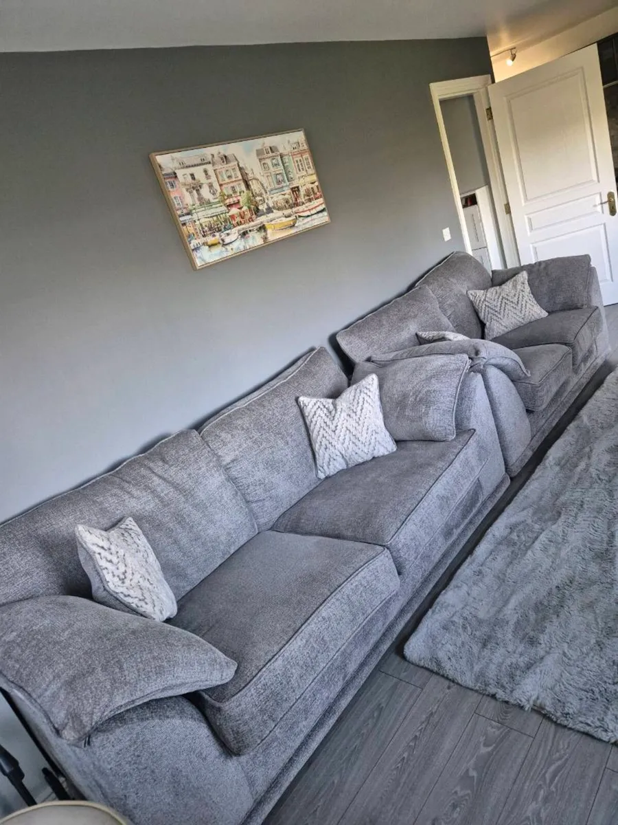 2+3 seater Sofas + Storage stool - Image 1