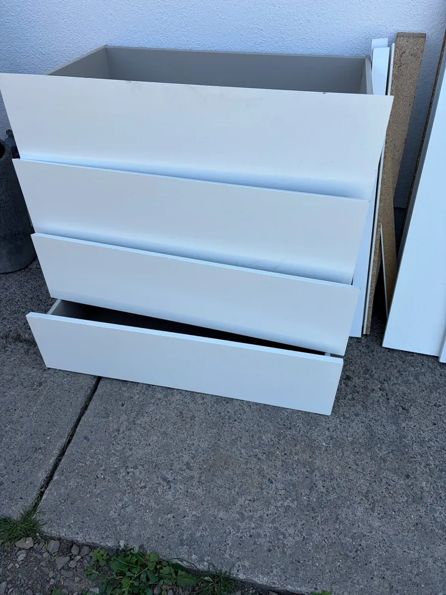 white ikea chest of drawers new - Image 4