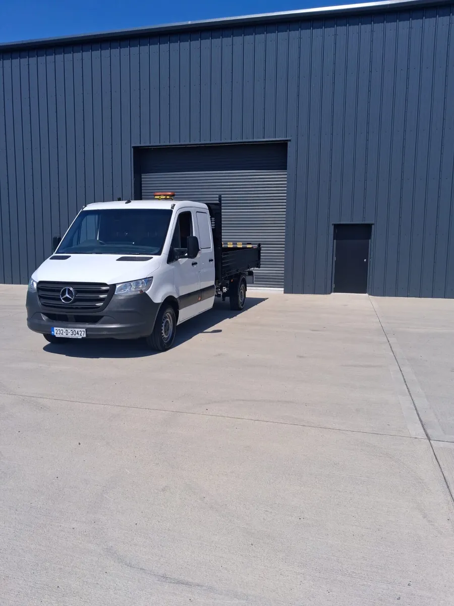 2023 Mercedes Sprinter Twin Cab Dropside Tipper – - Image 4
