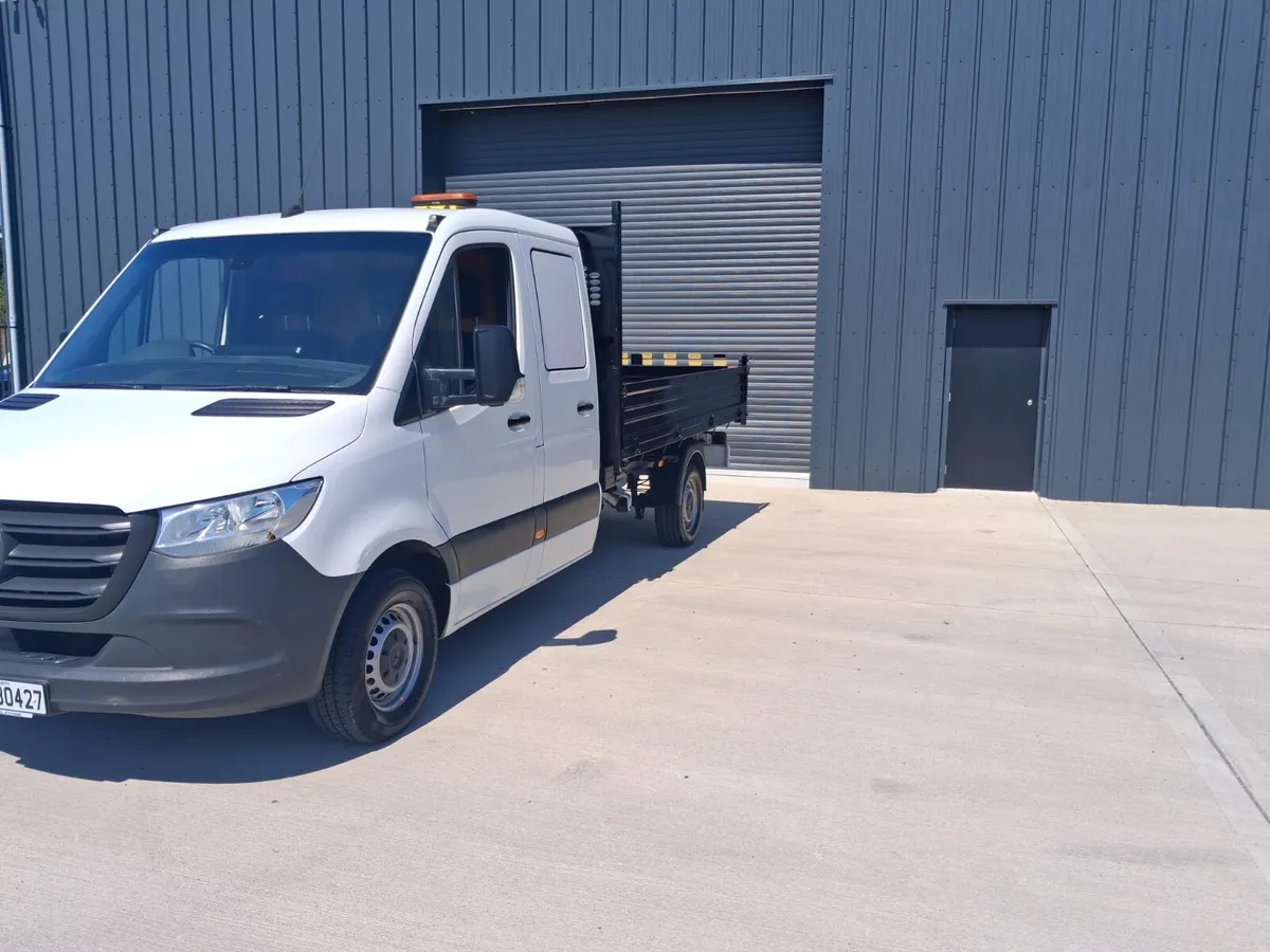 2023 Mercedes Sprinter Twin Cab Dropside Tipper – - Image 2