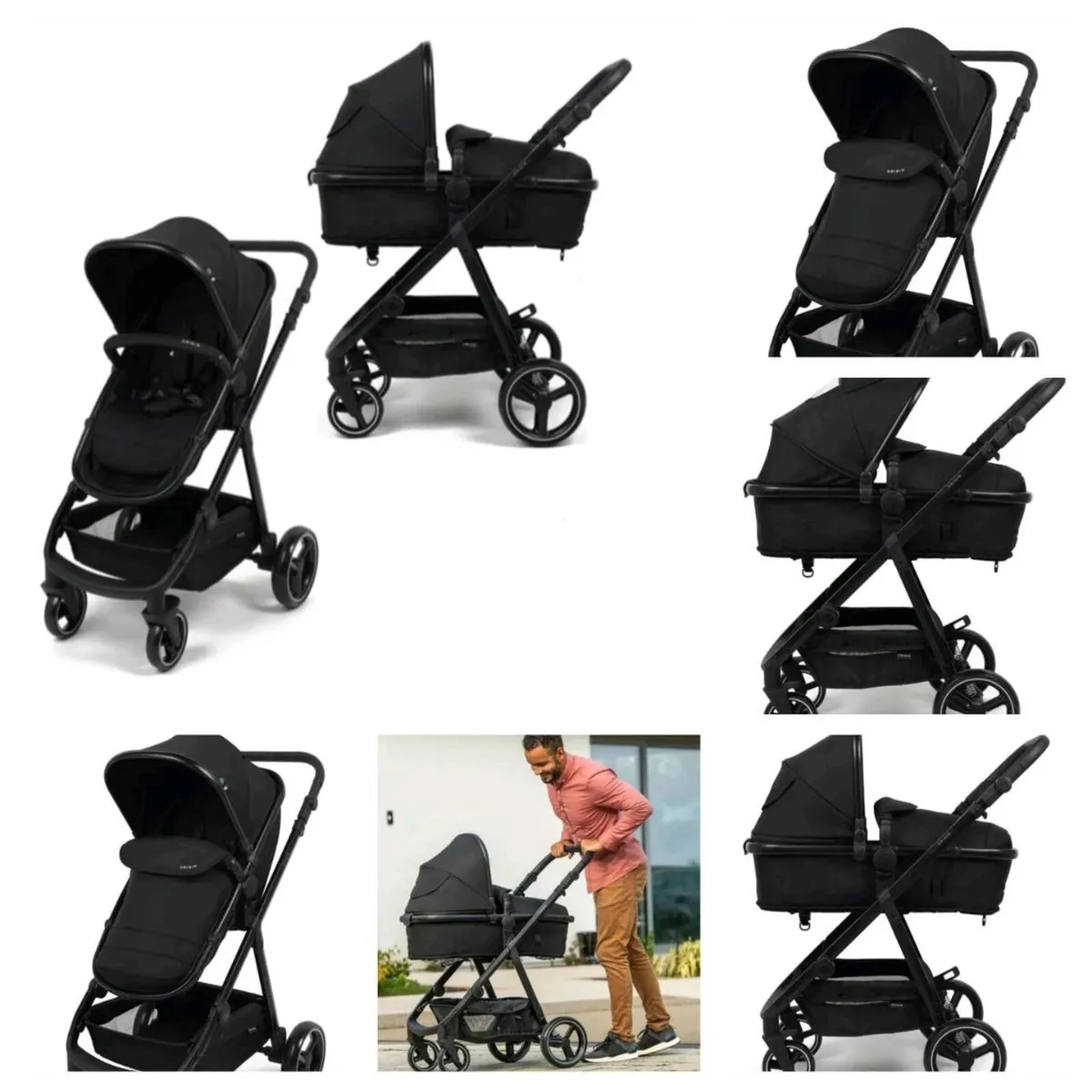 Babylo 2 in 1 pram pushchair - Image 1