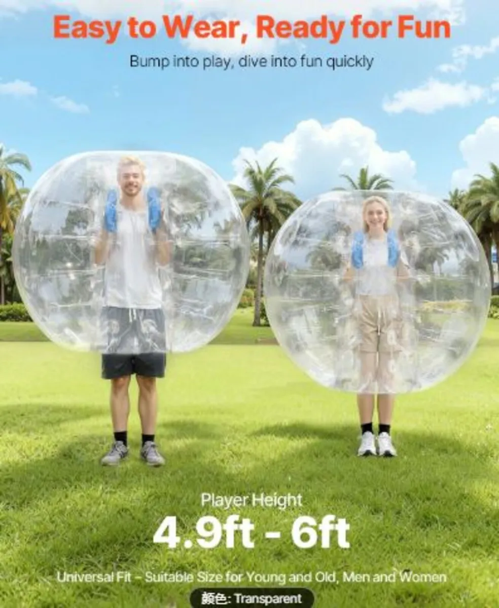 Inflatable Bumper Ball 1-Pack, 5FT/1.5M Body Sumo - Image 3