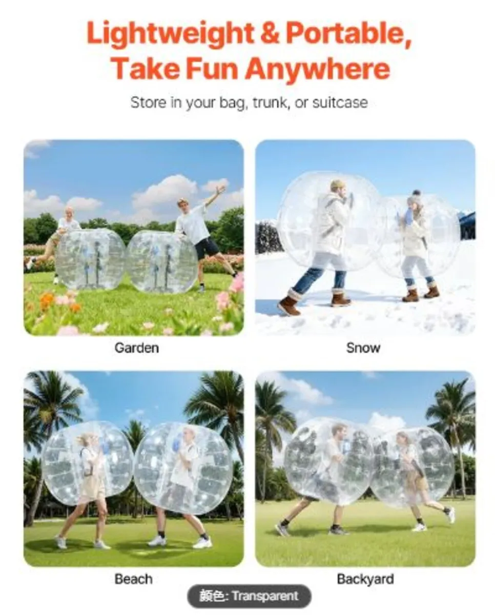 Inflatable Bumper Ball 1-Pack, 5FT/1.5M Body Sumo - Image 4