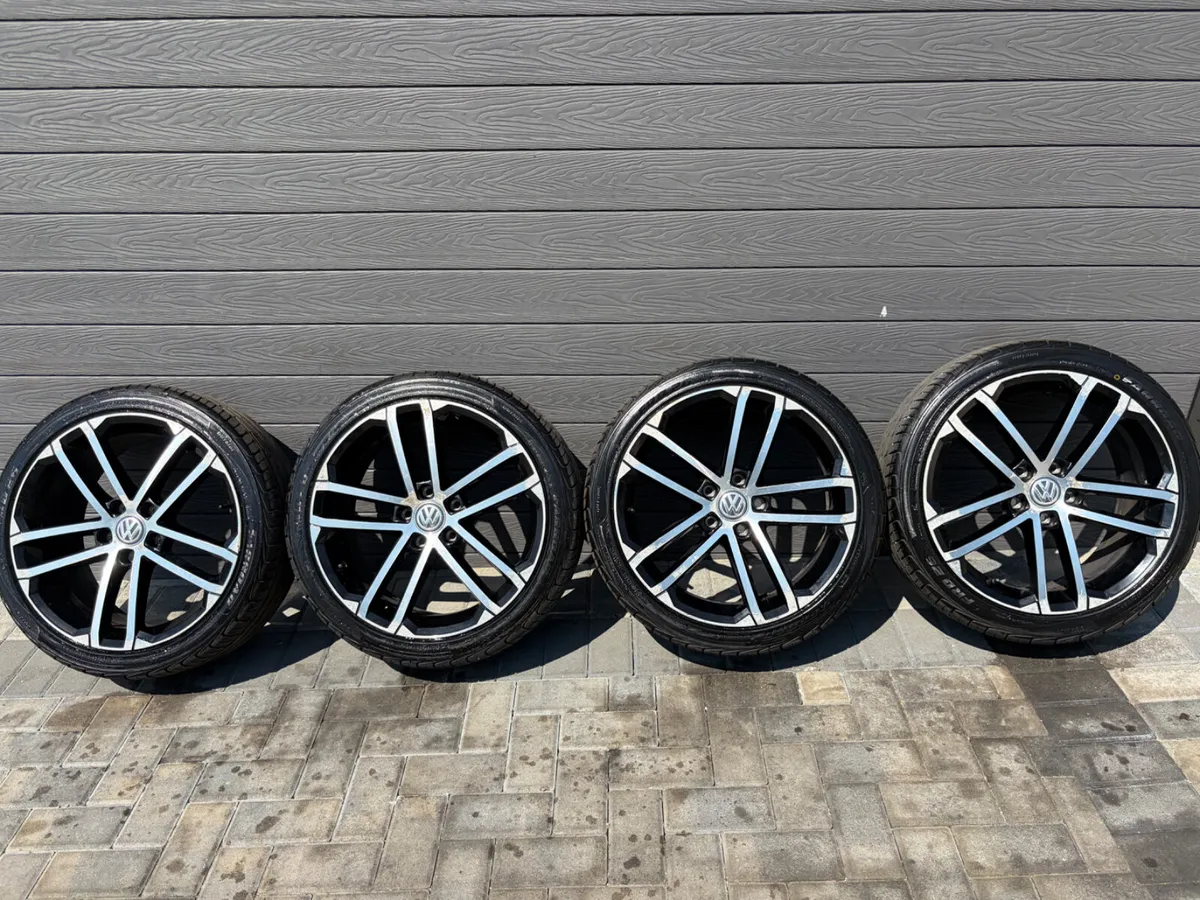 18” GENUINE VOLKSWAGEN GOLF ALLOY WHEELS & TYRES - Image 2