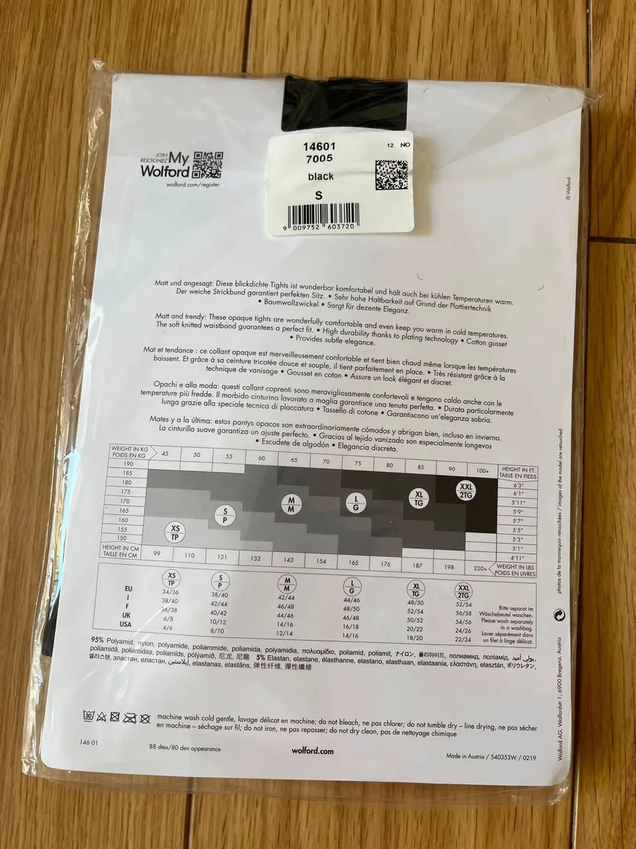 Wolford Tights Black Sealed - Image 2