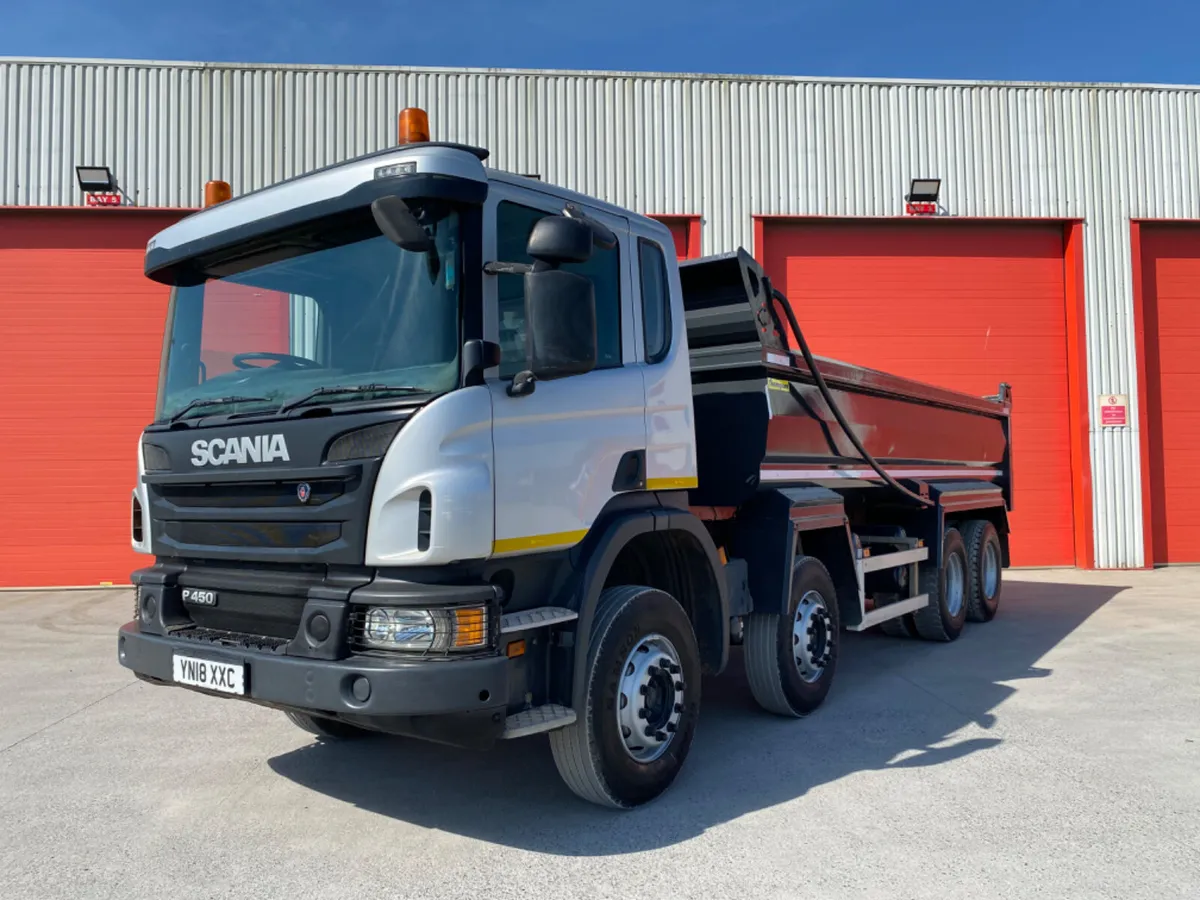 2018 Scania P450  8x4 Tipper - Image 1