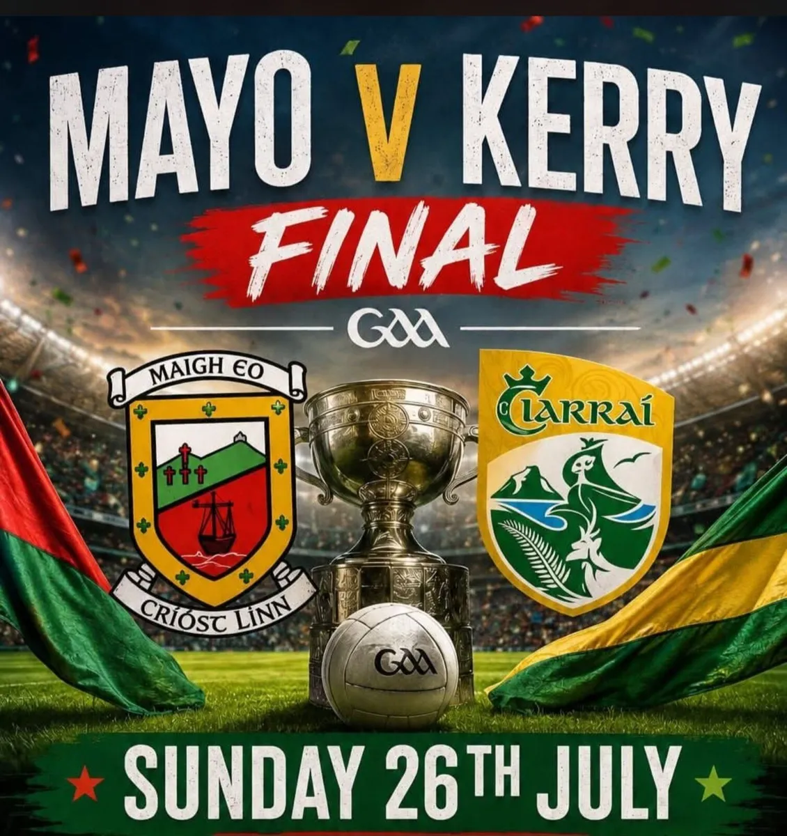Want to buy Gaa  football final tickets
