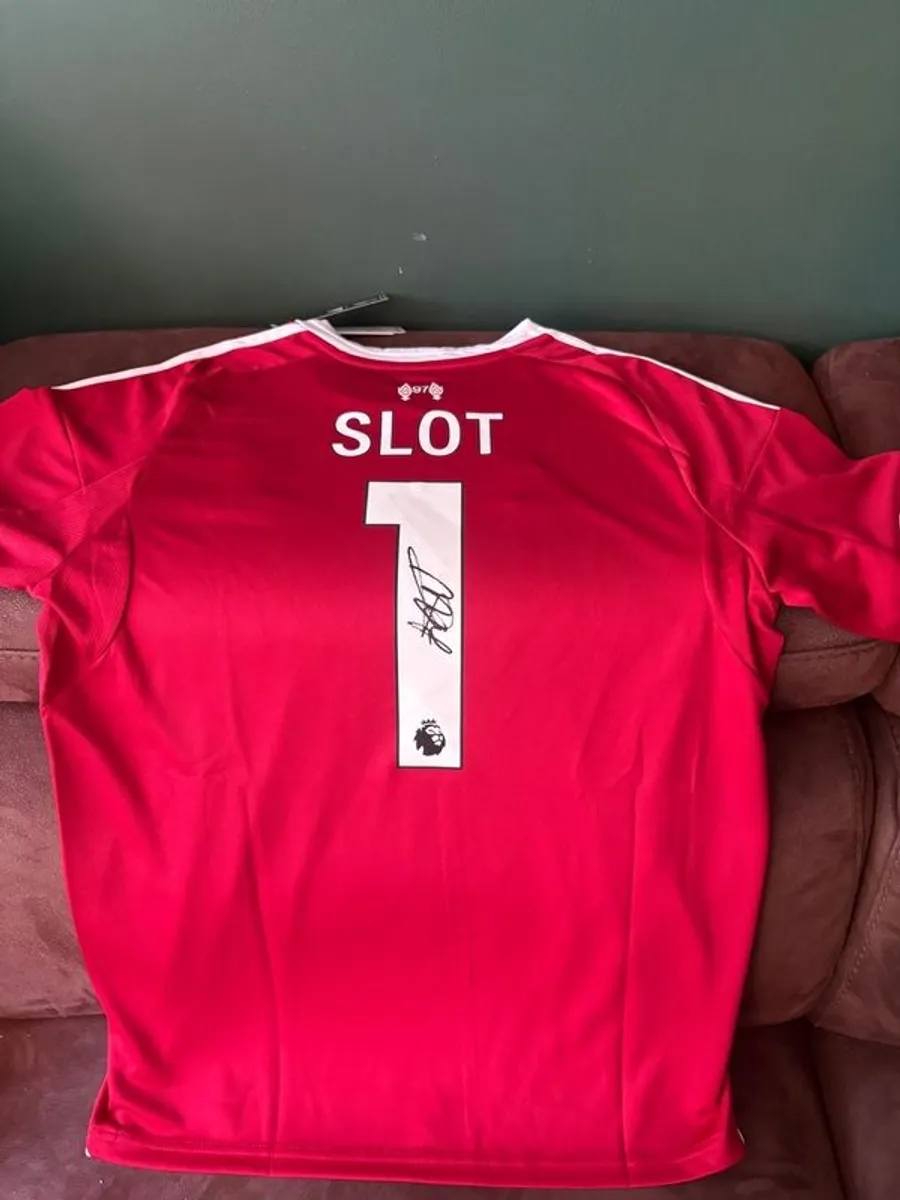Arne Slot signed Liverpool jersey - Image 1