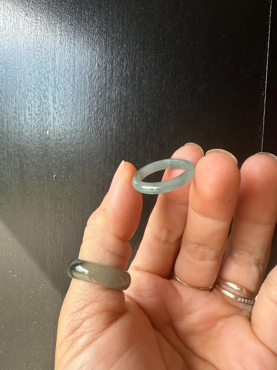 Natural Guatemala Jadeite Ring – Size 17.2 mm - Image 3