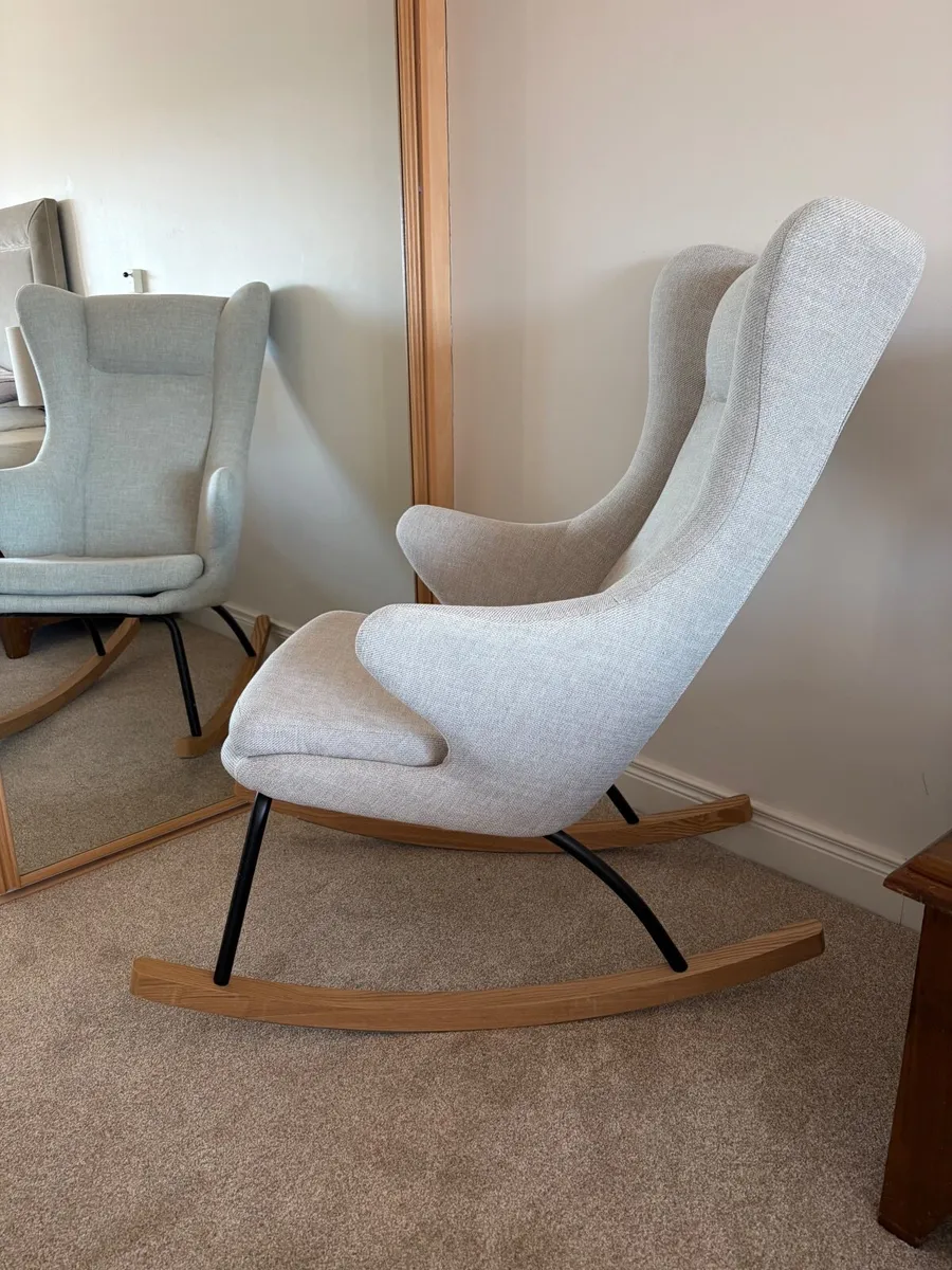 Nursing Rocking Chair with matching Footstool - Image 3