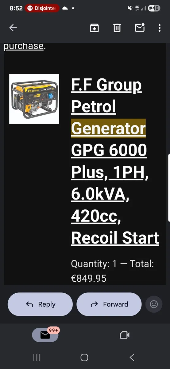 6kva Petrol Generator - Image 1