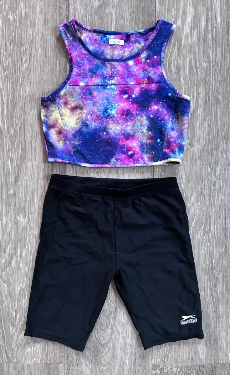 Next top and bicycle shorts 11-12yrs - Image 1
