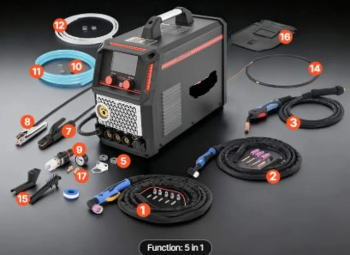 5-in-1 Plasma Cutter Welder Combo - CUT/TIG/Gas - Image 3