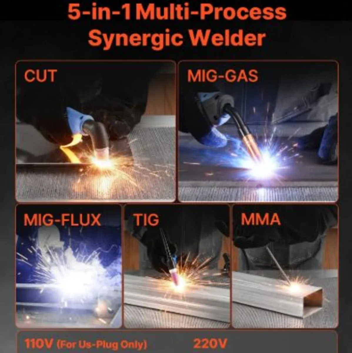 5-in-1 Plasma Cutter Welder Combo - CUT/TIG/Gas - Image 4