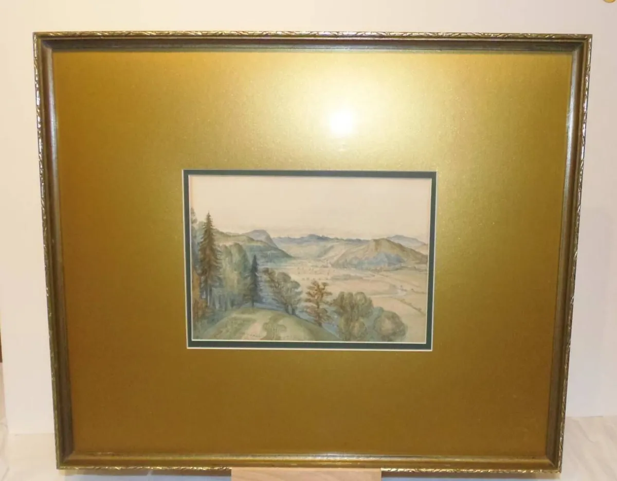 1873 Antique Watercolour F J Jobson - Image 2