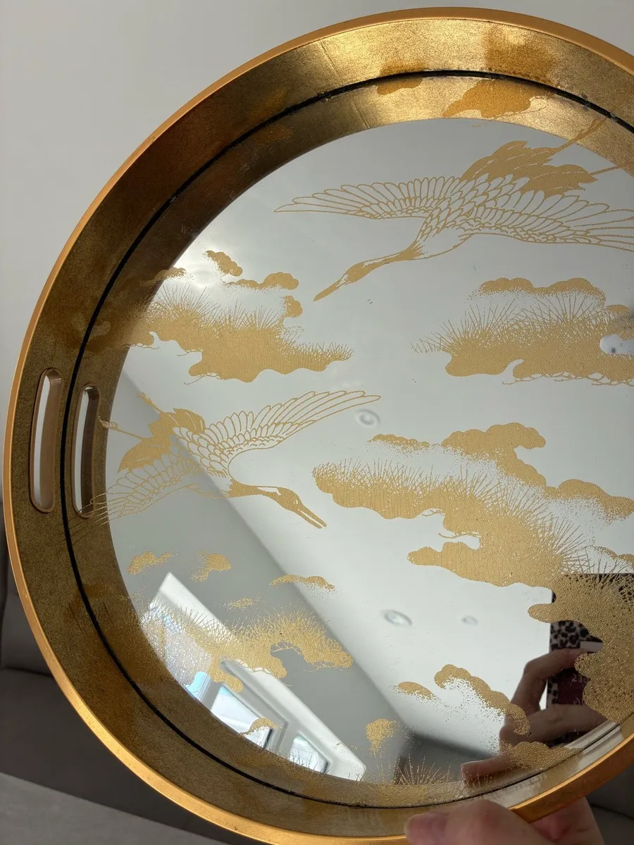 Gold decorative tray - Image 3