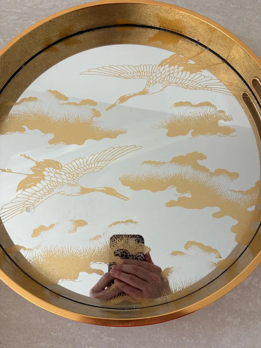 Gold decorative tray - Image 4
